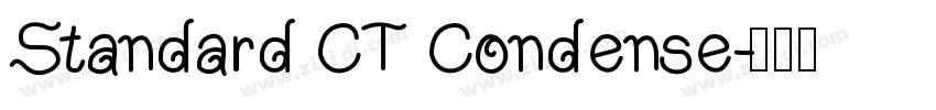 Standard CT Condense字体转换